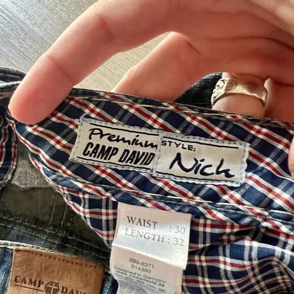 CAMP DAVID Nick Regular Fit Jeans Men's 30x33 Fade Effect Button Denim - Picture 7 of 12